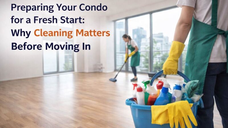 Preparing Your Condo for a Fresh Start: Why Cleaning Matters Before Moving In